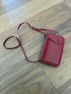 Smartphone shoulder bag/pouch with zipper