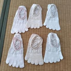 5本指カバーソックス ３足セットのサムネイル