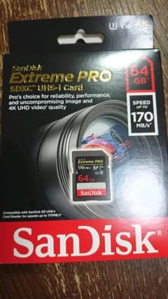SanDisk SDカード 64GB エクストリームプロのサムネイル