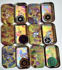 海外】ダメカンケース 6個セット mini tin コイン付き ポケモンカード