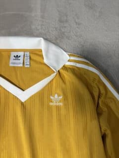 adidas Originals トレフォイル 長袖シャツ イエローのサムネイル