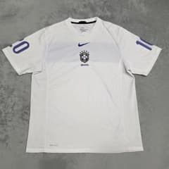 ブラジル代表 2010 トレーニングシャツ XL NIKE ナイキ 白 Tシャツ