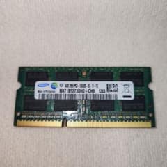 SAMSUNG 4GB DDR3 メモリー PC3-10600のサムネイル