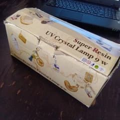 スーパーレジンクリスタルランプ　ハンドメイド　ネイル　9Wのサムネイル