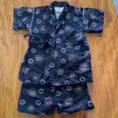 専用　　花火模様 甚平 90cmのサムネイル