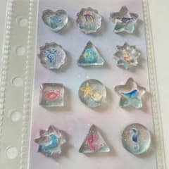 海の生き物☆シール《ハンドメイド》のサムネイル