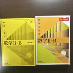 チャート式 数学II+B 新課程 解答編付きのサムネイル