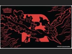 ファイヤー ロケット団 プレイマット 公式品 ポケモンカード 希少 ファイヤー ロケット団 プレイマット 公式品 ポケモンカード