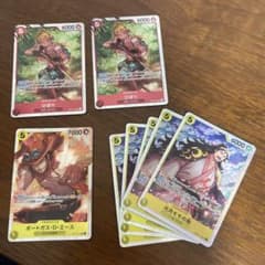 ワンピースカード ひばり エース モモの助 3種11枚セットのサムネイル
