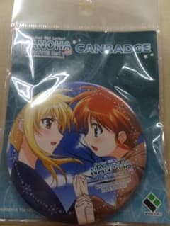 魔法少女リリカルなのは　缶バッジ 約束の再会　なのは　フェイト 魔法少女リリカルなのは The MOVIE 2nd A`s」 缶バッジ 「なのは