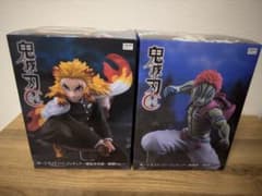 鬼滅の刃　ぬーどるストッパー　ラウンドワン限定　猗窩座　煉獄杏寿郎