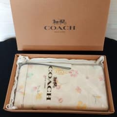 COACH コーチ【箱&保護袋付】長財布 C8695 SV/WEホワイト 春夏 - メルカリ