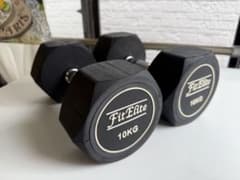 FitElite ヘックスダンベル 10kg 2個セット FitElite ヘックスダンベル 10kg 2個セット - メルカリ