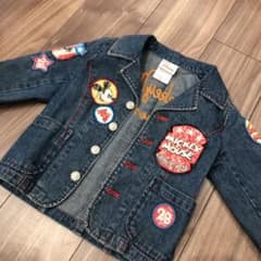 Gジャン デニムジャケット アウター　キッズ　ディズニーのサムネイル