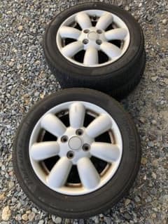 バリ山。ラパンホイールとヨコハマタイヤ155/65R14のサムネイル