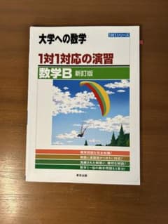 大学への数学 1対1対応の演習 数学B 新訂版のサムネイル