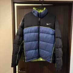 Nike ダウンジャケット ブラック/ネイビー/ライムのサムネイル