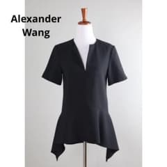 Alexander Wang アレキサンダーワン クレープ ペプラム トップス 