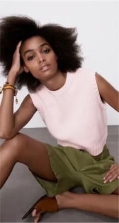 ZARA ニットベスト Sのサムネイル