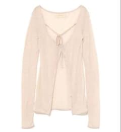 Lacey ribbon cardigan beige AM1151 - メルカリ