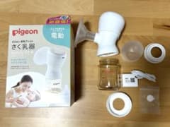 Pigeon さく乳器 電動式 母乳搾乳器 ACアダプター付きのサムネイル