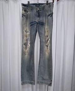 パンツ 2005aw Dolce&Gabbana Destroy Denim Pants 2005aw Dolce&Gabbana Destroy Denim Pants - メルカリ