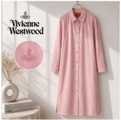 VivienneWestwoodREDLABELオーブシャツワンピースピンク40 VivienneWestwoodREDLABELオーブシャツワンピースピンク40 - メルカリ