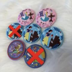 ディズニー 刺繍缶バッジのサムネイル