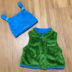 新品 mont-bell ベスト&キャップのサムネイル