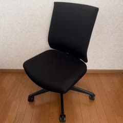 【KOKUYOコクヨ ウィザード3 オフィスチェア 肘なし ブラックのサムネイル