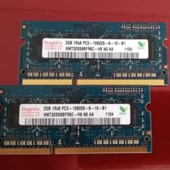 DDR3 2GB 2枚のサムネイル