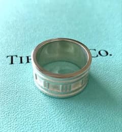 TIFFANY&Co.ティファニー20号 アトラス リング ワイド シルバー指輪