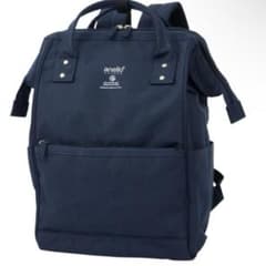 アネロ グランデリュック ネイビー 口金撥水 SPS anello 18L - メルカリ