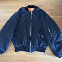 値下げ可能　KOOKYN MA-1風ジャケット ブラック　肉厚のサムネイル