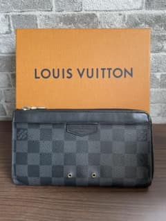 ルイヴィトン　LOUIS VUITTON ダミエ　ジッピー ドラゴンヌ　長財布のサムネイル