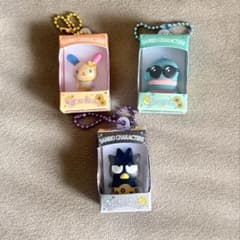 サンリオキャラクターズ ミニチュアフィギュア キーホルダー 3点セットのサムネイル
