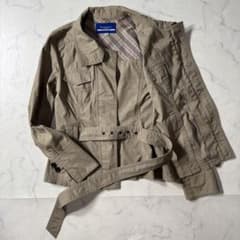 美品】バーバリーブルーレーベル トレンチコート ナイト刺繍 ノバ