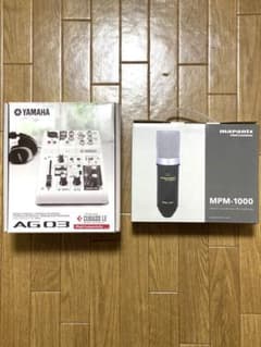 配信機材セット　YAMAHA AG03　MPM-1000のサムネイル