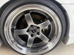 Cleave Racing 18インチ アルミホイール 5本スポーク2本セット - メルカリ