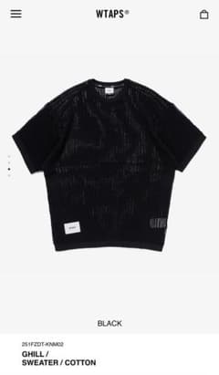 WTAPS / GHILL SWEATER / COTTON ブラック Mのサムネイル