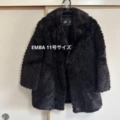 EMBA 日本製 黒ビーバーファーコート Best Quality サイズ11号 - メルカリ