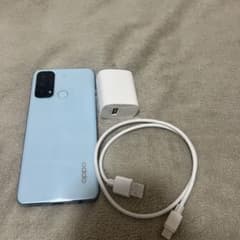 OPPO A54 水色 本体 - メルカリ