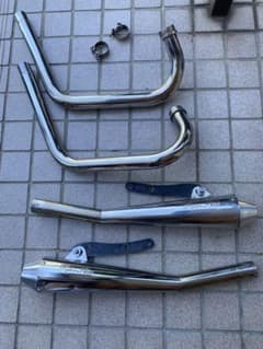 W650  メガホンマフラーのサムネイル
