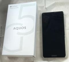 SHARP AQUOS sense5G Olive Silver 本体 - メルカリ