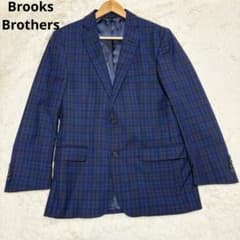 極美品 ブルックスブラザーズ テーラードジャケット ネイビー チェック