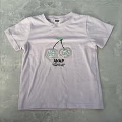 ANAP KIDS さくらんぼ スパンコール Tシャツ Mのサムネイル