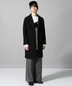 HARE チェスターコート　黒　Mのサムネイル