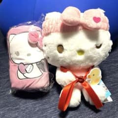 【タグ付き】Myハローキティブランケット、抱っこポーズドールBIG 2点セット