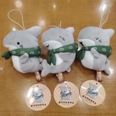 GIGO限定　おでかけ子ザメ　ボイスマスコットぬいぐるみ　全3種セットのサムネイル