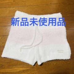 新品 ジェラートピケ ショートパンツ ホワイト ピンクのサムネイル